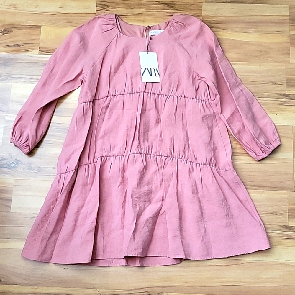Zara pink girls dress